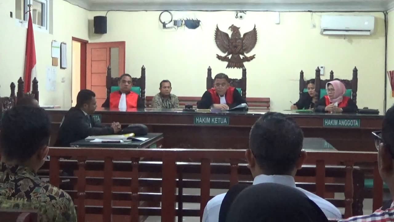 Suasana sidang Sita Eksekusi di Ruangan 4 di PN Lubuk Pakam, Kamis (22/08/2024) pagi. (kedannews..com/Aris HST Sinurat).