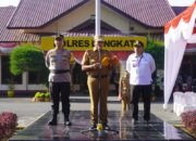 Pj Bupati Langkat Faisal Hasrimy Pimpin Apel Gelar Pasukan Operasi Patuh Toba 2024