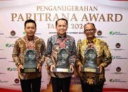 Pj Gubernur Sumut Agus Fatoni Raih Paritrana Award 2024: Komitmen Terhadap Perlindungan Pekerja Terbukti