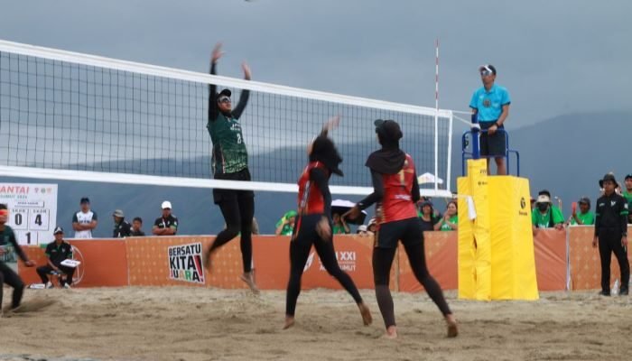 Jawa Barat 1 Dominasi Semifinal Voli Pasir Putri PON XXI 2024: Juarai NTB dan Melaju ke Final