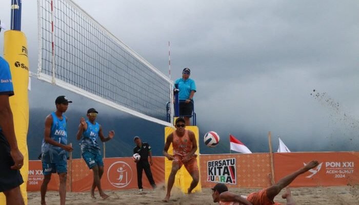 Duel Sengit NTB 1 dan NTB 2: Tim Bola Voli Pantai NTB 1 Tembus Final PON XXI 2024!