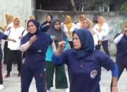 Senam Sehat Mingguan di Medan Denai: Relawan Pasti Bobby Ajak Warga Tetap Fit dan Sehat