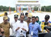 Pj Gubernur Sumut Dampingi Presiden Resmikan Tol Indrapura-Kisaran Seksi 2