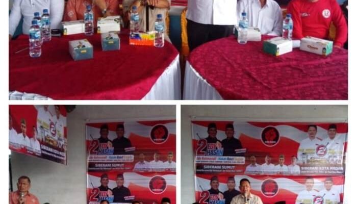 Masyarakat Medan Utara Dukung Prof. Ridha dan Rani di Pilwalkot Medan