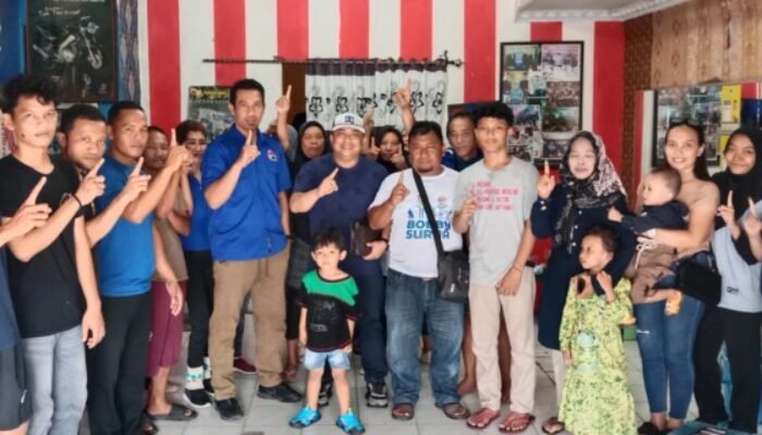 Hujan Tak Menghalangi Peserta Senam Sehat Pasti Bobby Medan Timur, Sa’i Rangkuti Edukasi Hukum Restorative Justice 
