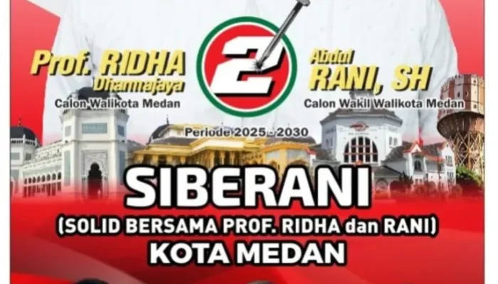 Darussalam Pohan Jadi Ketua Relawan SIBERANI, Dukung Prof Ridha-Rani 