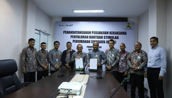 Bank Aceh Syariah Salurkan Bantuan Stimulan Perumahan Swadaya Rp70 Miliar