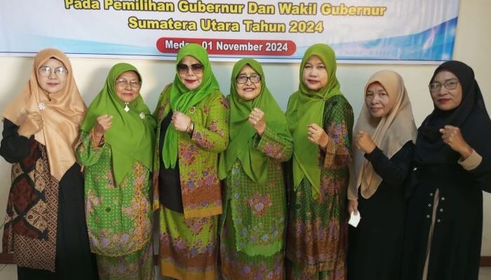 PW Muslimat NU Sumut Ikuti Sosialisasi Pilgub 2024