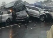 Kecelakaan Beruntun di Tol Purbaleunyi, Kendaraan Ringsek Saling Bertumpuk: Arah Jakarta Dialihkan