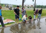 Tabur Ikan Lele di Alun-Alun Banjir: Mahasiswa Sergai Tuntut Usut Dugaan Korupsi Proyek Rp 4,9 Miliar