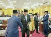 Pj. Bupati Langkat Hadiri Pengambilan Sumpah Pimpinan DPRD Periode 2024-2029