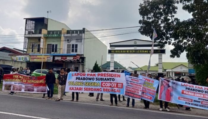 Aksi Panas di Hari Ulang Tahun ke-21 Sergai, Mahasiswa & Warga Serukan Keadilan!