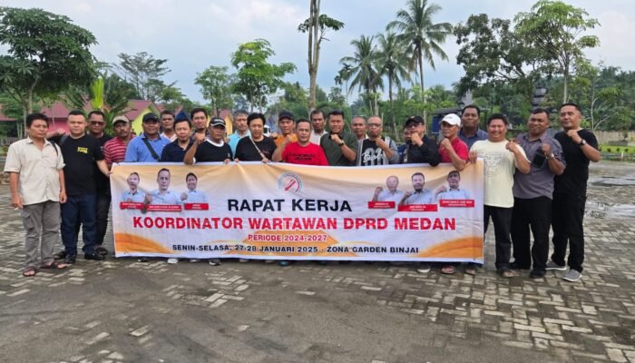 Raker Wartawan DPRD Medan Sepakati Program Kerja 3 Tahun ke Depan