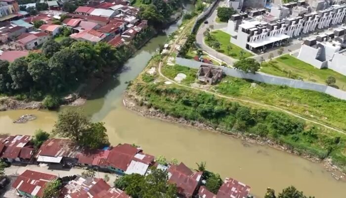 Bangunan Liar Bermunculan di Sepadan Sungai Deli, Warga Khawatir Jadi Sarang Kejahatan!
