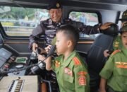 Seru! 70 Siswa TK Sambangi Binpotmar 1 Ilir, Kenalan dengan Dunia Maritim & Kapal Patroli