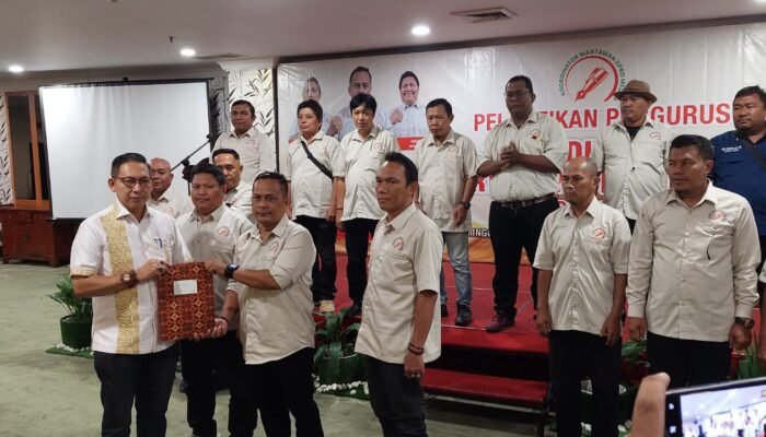 Ketua DPRD Medan Lantik Said Ilham Assegaf, Wartawan Diminta Jaga Objektivitas dan Kekompakan