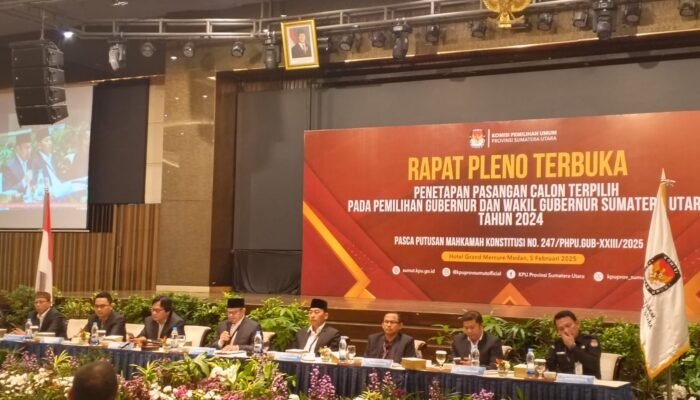 Resmi! Bobby Nasution-Surya Gubernur Sumut 2025-2030, KPU Tetapkan Usai MK Tolak Gugatan!