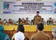 Pj. Bupati Langkat Gerak Cepat! Musrenbang Tanjung Pura Fokus Atasi Banjir
