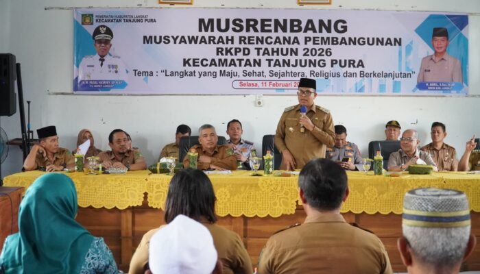 Pj. Bupati Langkat Gerak Cepat! Musrenbang Tanjung Pura Fokus Atasi Banjir