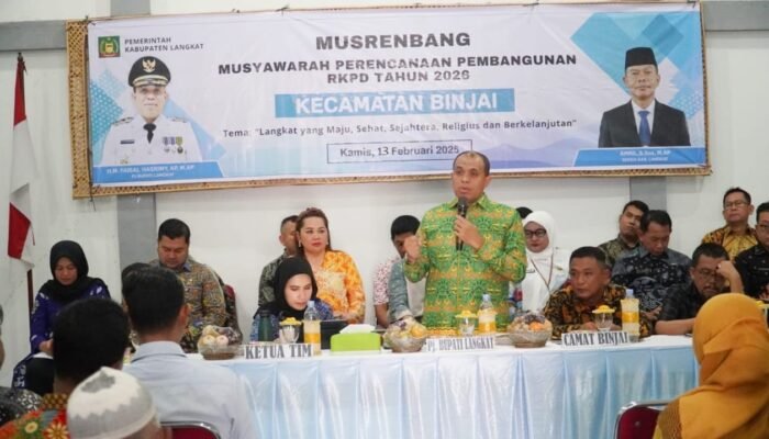 Pj. Bupati Langkat Buka Musrenbang, Prioritaskan Pembangunan & Ajak Doakan Pemimpin Baru!