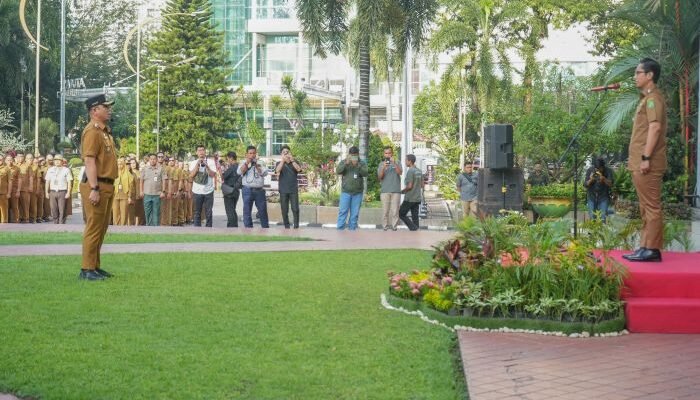 Wali Kota Medan Pimpin Apel Perdana: “Pemko Harus Jadi Keluarga bagi Masyarakat!