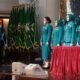 Saat Ketua Tim Penggerak Pemberdayaan dan Kesejahteraan Keluarga (TP-PKK) Kabupaten Serdang Bedagai (Sergai), Ny. Hj. Rosmaida Saragih Darma Wijaya, resmi dilantik oleh Ketua TP-PKK Sumatera Utara, Ny. Kahiyang Ayu Bobby Nasution. Pelantikan ini berlangsung di Aula Raja Inal Siregar, Kantor Gubernur Sumatera Utara (Sumut), Medan, pada Kamis (13/3/2025), (Foto: ist/kedannews.com).