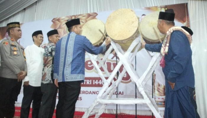 Gema Takbir Menggema di Sergai! Lomba Tabuh Bedug Idulfitri 1446 H Berlangsung Meriah