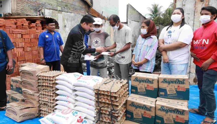 Ricky Anthony Datangi Lokasi Kebakaran di Bahorok, Bawa Bantuan dan Pesan Haru untuk Korban