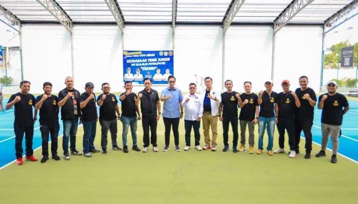 Rico Waas Resmi Buka Kejuaraan Tenis KU 2025, 85 Atlet Muda Adu Prestasi di Medan
