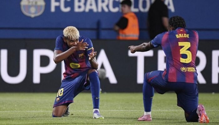 Barcelona Hajar Como 5-0 di Trofi Joan Gamper 2025, Aksi Gagal Gol Rashford Jadi Sorotan