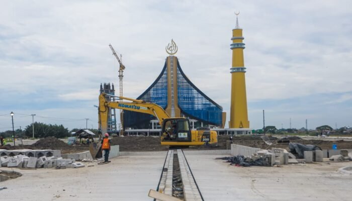 Wakil Wali Kota Medan Tinjau Pembangunan Masjid di Medan Islamic Center, Ditargetkan Rampung Desember 2025