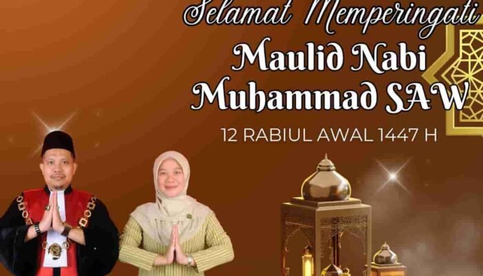 Pesan Ketua PN Suka Makmue di Maulid Nabi 1447 H: Teladani Akhlak Rasulullah untuk Tegakkan Keadilan