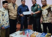 Ketua dan Wakil Ketua DPRD Medan Beri Kejutan Ulang Tahun Dandim 0201/Medan