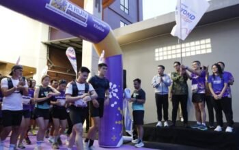 Afri Rizki Hadiri Charity Run 2025 Bersama Wali Kota Medan: 550 Peserta Dilepas Rico Waas