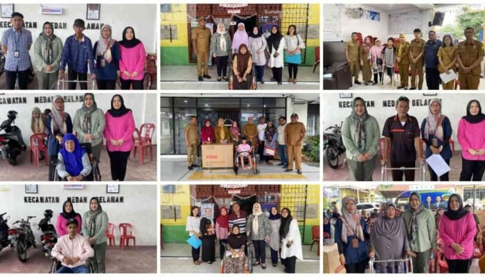 Pemko Medan Salurkan Alat Bantu bagi Penyandang Disabilitas
