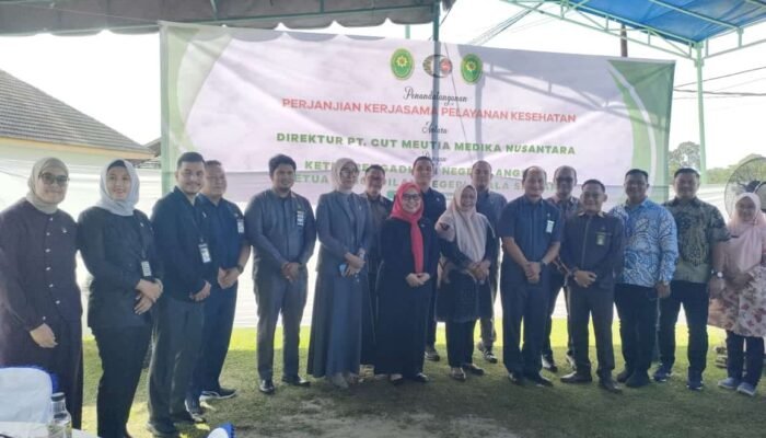 PN Langsa dan PN Aceh Tamiang Teken Kerja Sama dengan RS Cut Meutia untuk Tingkatkan Layanan Kesehatan