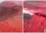 Fenomena Hujan Darah di Pulau Hormuz Iran Gegerkan Dunia Maya