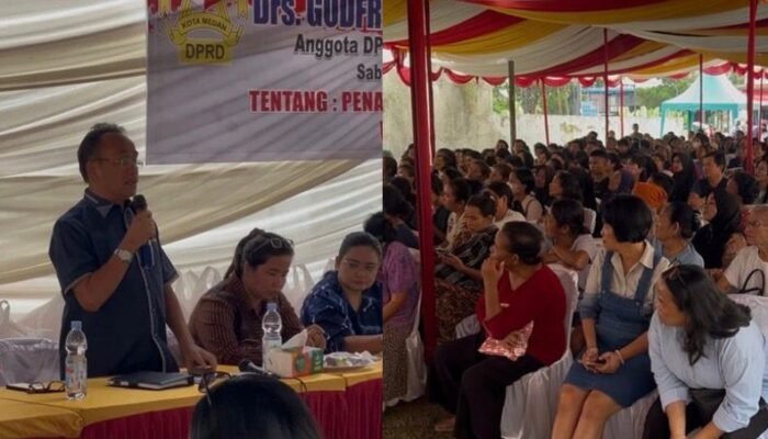 Warga Menteng II Padati Sosper Penanggulangan Kemiskinan, Godfried Dorong Transparansi Bansos