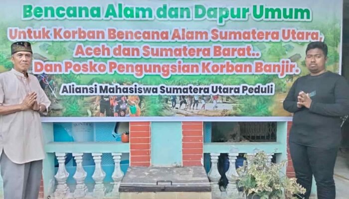 Mahasiswa Dirikan Posko Donasi dan Dapur Umum untuk Korban Banjir di Medan
