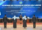 Gubernur Sumut Lantik Empat Pejabat Eselon II, Tekankan Kerja Cepat dan Tepat Tangani Pascabencana