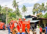 Bengkel Kayu di Padangsidimpuan Terbakar, Pemilik Meninggal Diduga Akibat Serangan Jantung