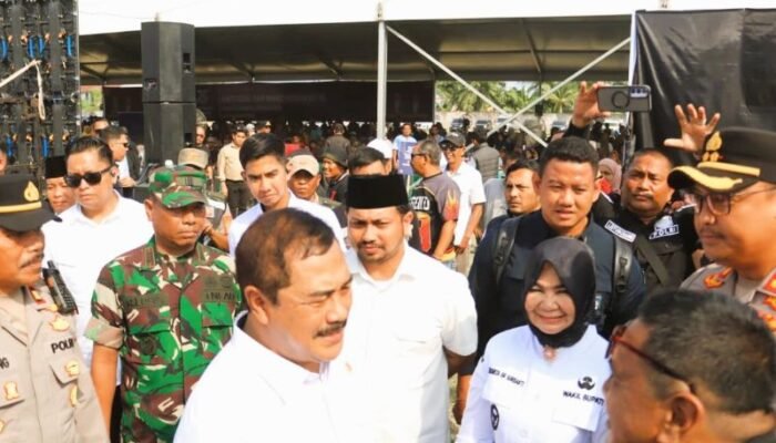 Pengamanan Ketat Warnai Kunjungan Menteri Imigrasi dan Pemasyarakatan RI di Langkat