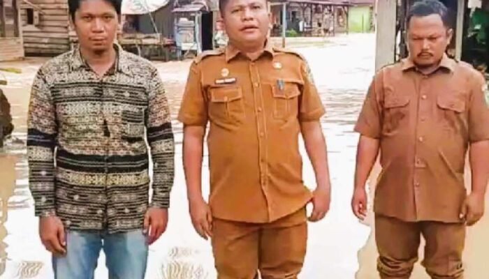 Tiga Desa di Sosa Julu Padang Lawas Terendam Banjir Luapan Sungai Sosa
