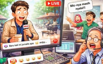 Mic Belum Dimatikan, Tawa Sekantor Pecah: Kisah Wartawan yang Tak Sadar Masih Live