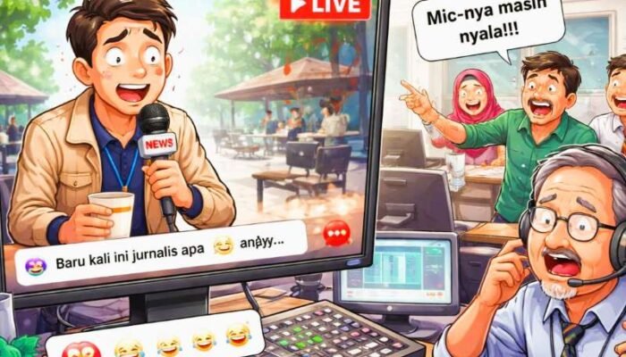 Mic Belum Dimatikan, Tawa Sekantor Pecah: Kisah Wartawan yang Tak Sadar Masih Live