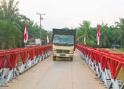 Kodam I/BB Tuntaskan Pembangunan Jembatan Bailey di Langkat, Akses Dua Desa Kembali Terhubung