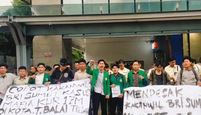 Mahasiswa Kecam Dugaan Kekerasan Satpam BRI Sumut, Soroti Kasus KUR Rp17 Miliar di Tanjung Balai