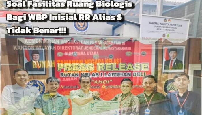 KMMB Sumut Dukung Transparansi Rutan Kelas I Labuhan Deli Terkait Dugaan Fasilitas Narapidana Narkoba