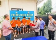 Komplotan Pencuri Motor Spesialis Masjid Dibekuk di Deli Serdang, Dua Pelaku Dilumpuhkan