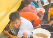 Truk Tangki CPO Terbalik di Deli Serdang, Warga Berbondong-bondong Punguti Tumpahan Minyak